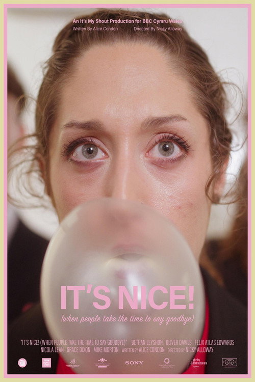 Movie poster for It's Nice When People Take the Time to Say Goodbye (2023)