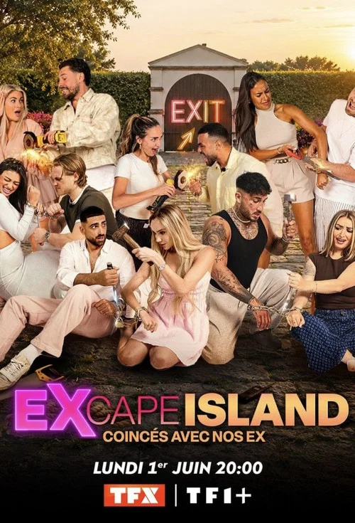 Series poster for Excape Island : coincés avec nos ex (2026)