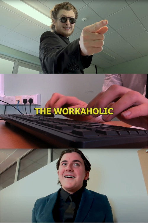 Movie poster for The Workaholic (2025)