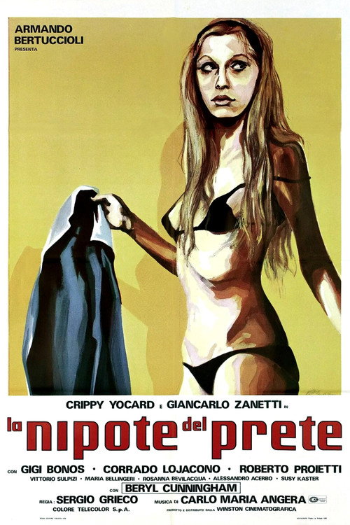 Movie poster for La nipote del prete (1976)