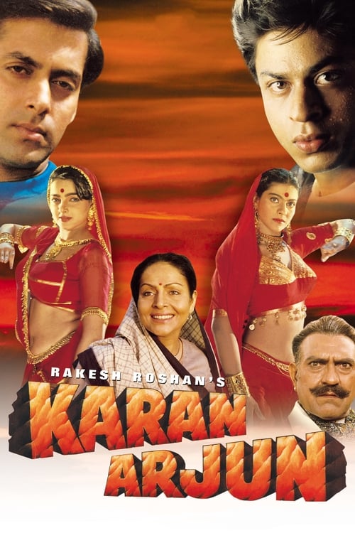 Movie poster for Karan Arjun (1995)