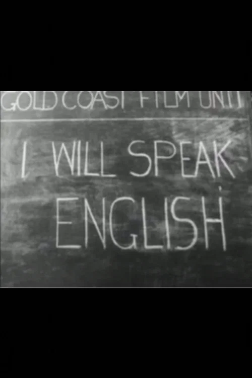 Movie poster for I Will Speak English (1954)