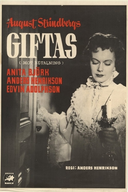 Movie poster for Giftas (1955)