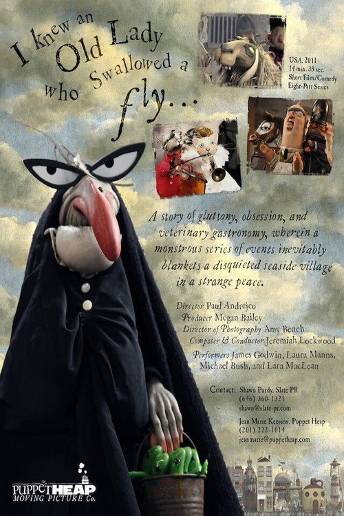 Movie poster for I Knew an Old Lady Who Swallowed a Fly