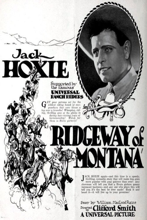 Movie poster for Ridgeway of Montana (1924)