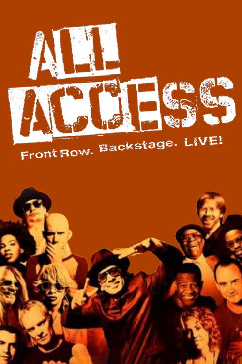 Movie poster for All Access: Front Row. Backstage. Live! (2001)