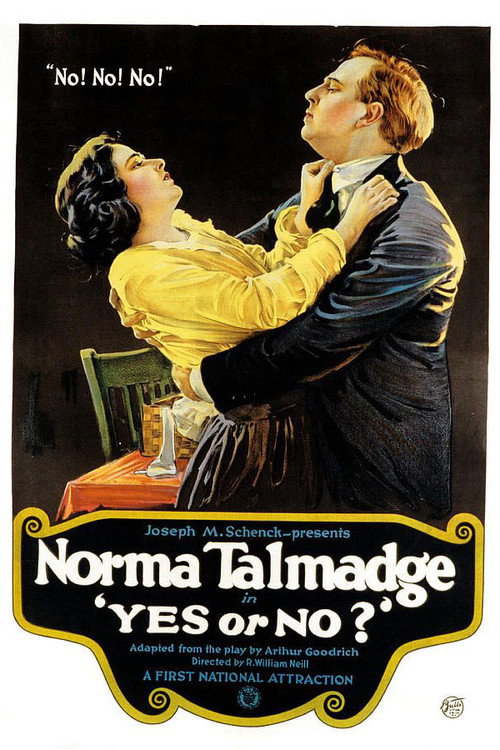 Movie poster for Yes or No (1920)