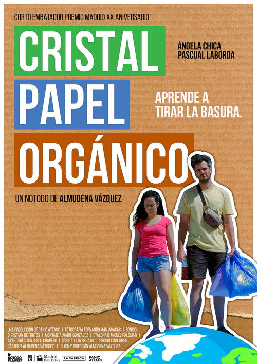 Movie poster for Cristal, papel, orgánico (2022)