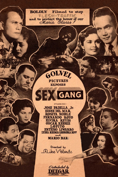 Movie poster for Sex Gang (1954)