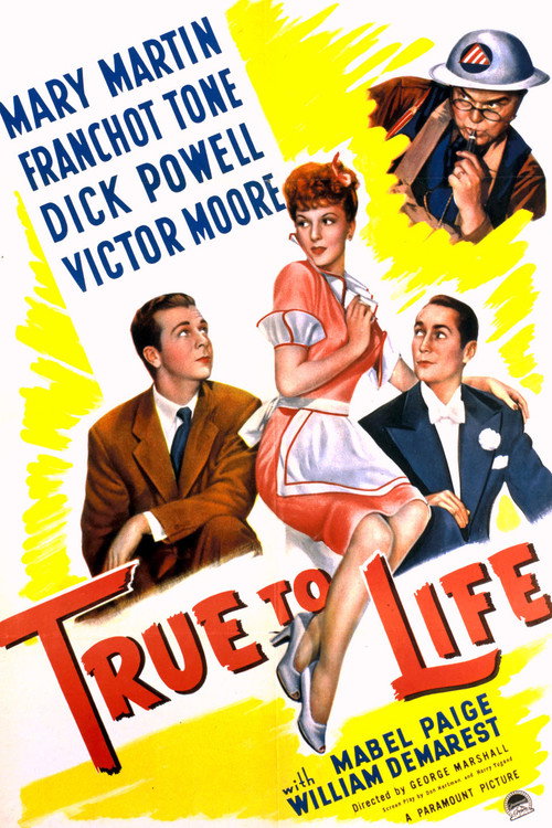 Movie poster for True to Life (1943)