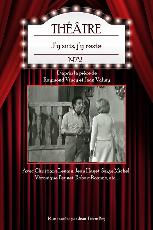 Movie poster for J'y suis, j'y reste (1972)