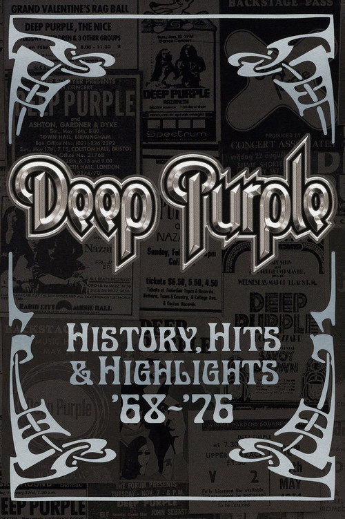 Movie poster for Deep Purple - History, Hits & Highlights '68-'76 (2009)