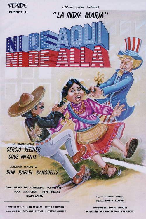 Movie poster for Ni de aquí, ni de allá (1988)