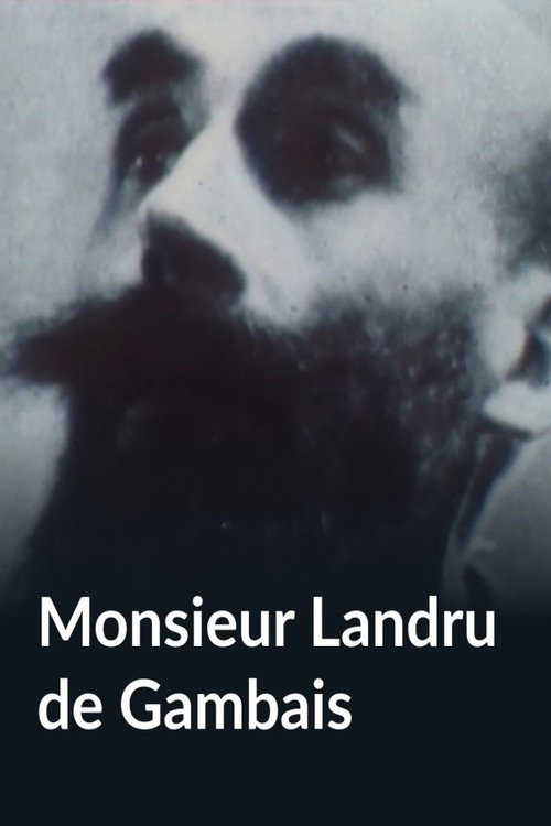 Movie poster for Monsieur Landru de Gambais (1984)