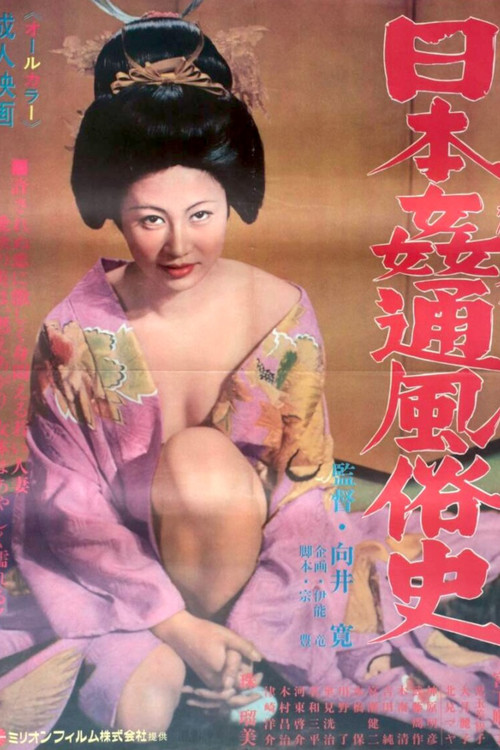 Movie poster for History of Adultery in Japan (1972)