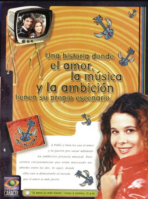 Series poster for El amor es más fuerte (1998)