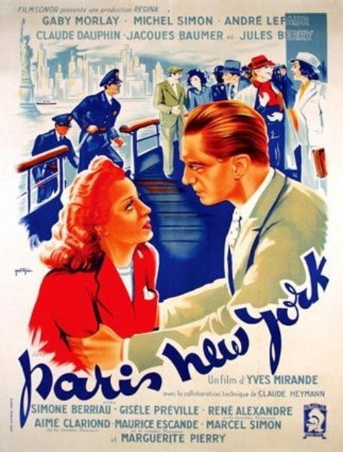 Movie poster for Paris - New-York (1940)