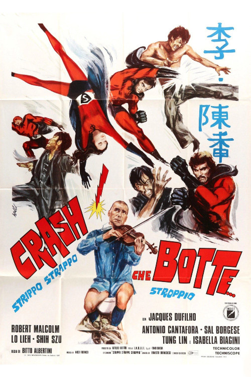 Movie poster for Supermen Against the Orient (1973)