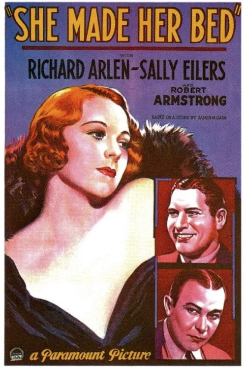 Movie poster for She Made Her Bed (1934)