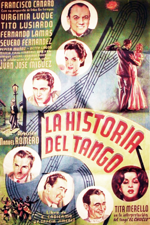 Movie poster for La historia del tango (1949)