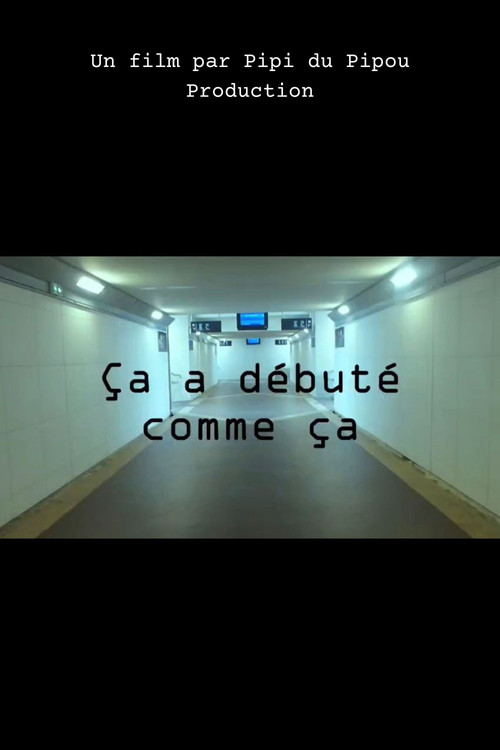 Movie poster for Ça a débuté comme ça (2026)
