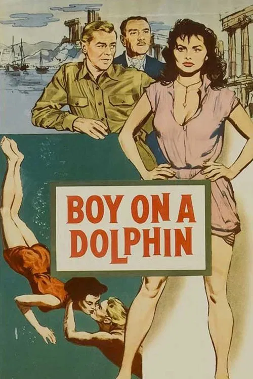 Movie poster for Boy on a Dolphin (1957)