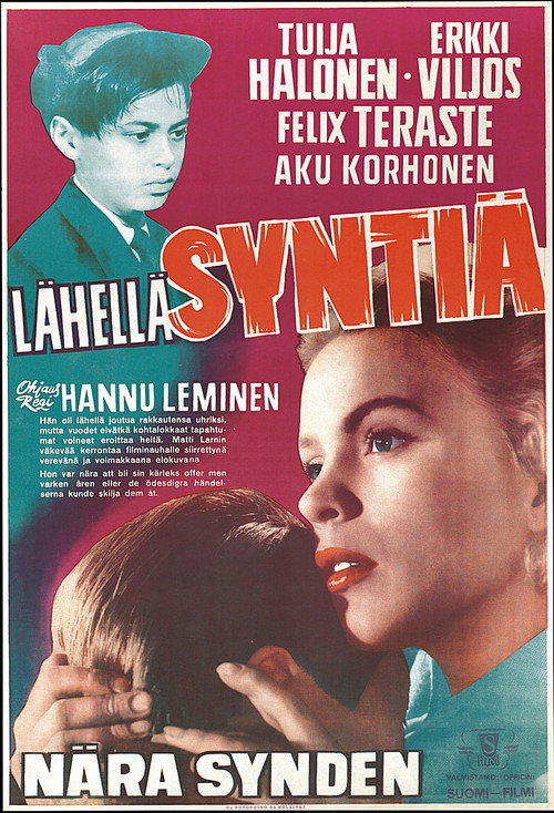 Movie poster for Lähellä syntiä (1955)