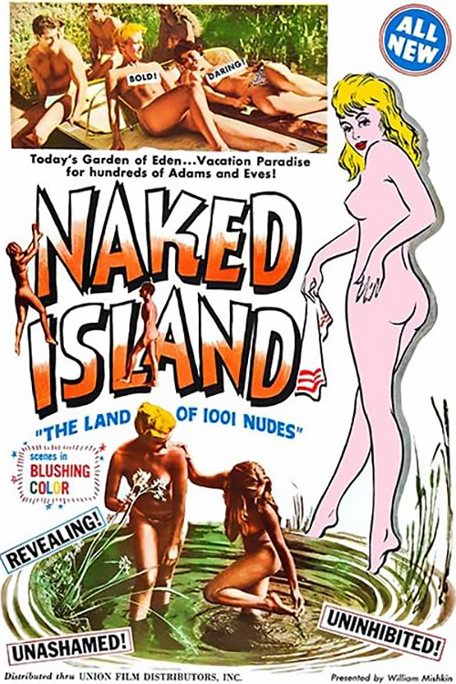 Movie poster for Naked Island: The Land of 1001 Nudes (1961)