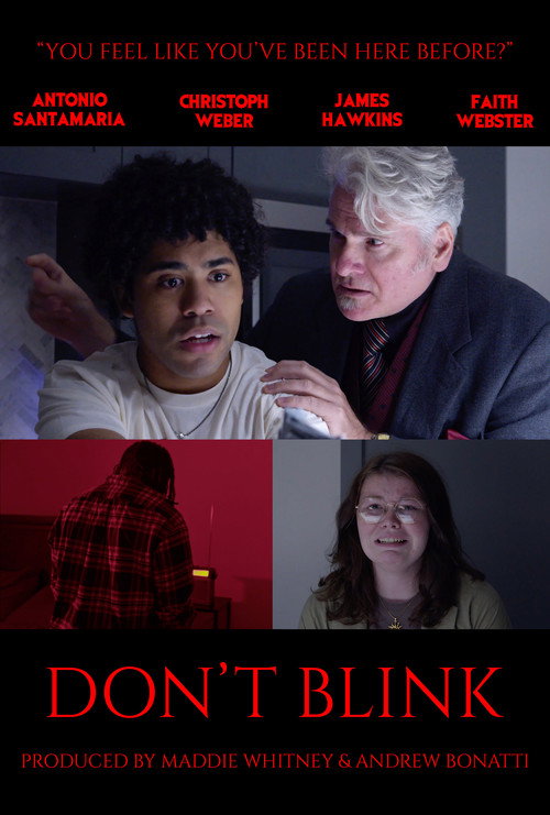 Movie poster for Don't Blink (2025)