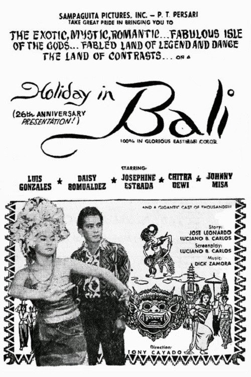 Movie poster for Holiday in Bali (1962)