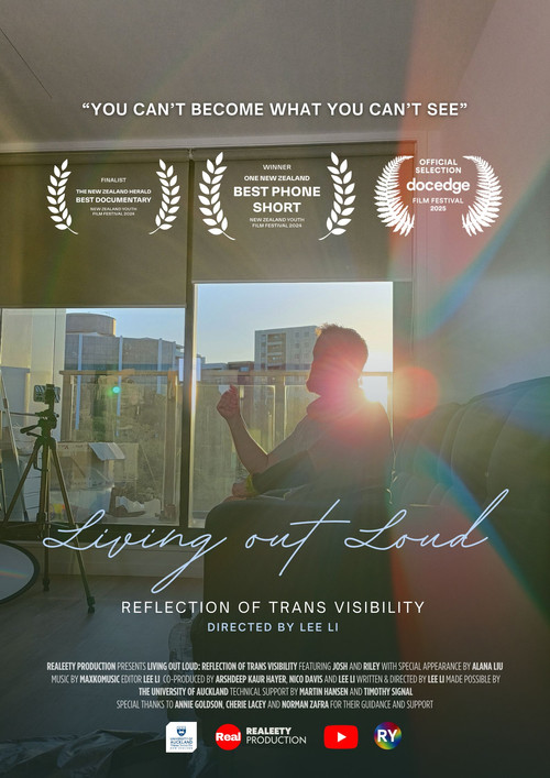 Movie poster for Living Out Loud: Reflection of Trans Visibility (2024)