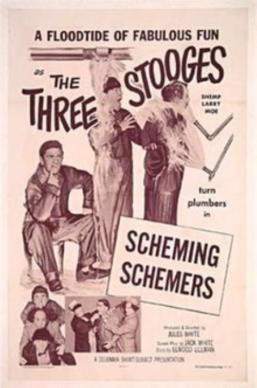 Movie poster for Scheming Schemers (1956)