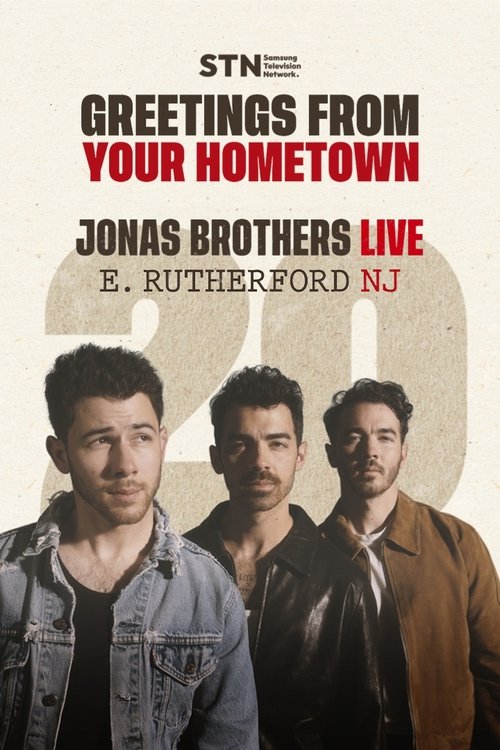 Movie poster for JONAS20 Greetings from Your Hometown - East Rutherford, NJ (2025)