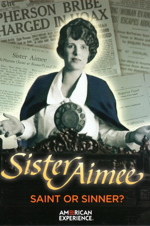 Movie poster for Sister Aimee (2007)