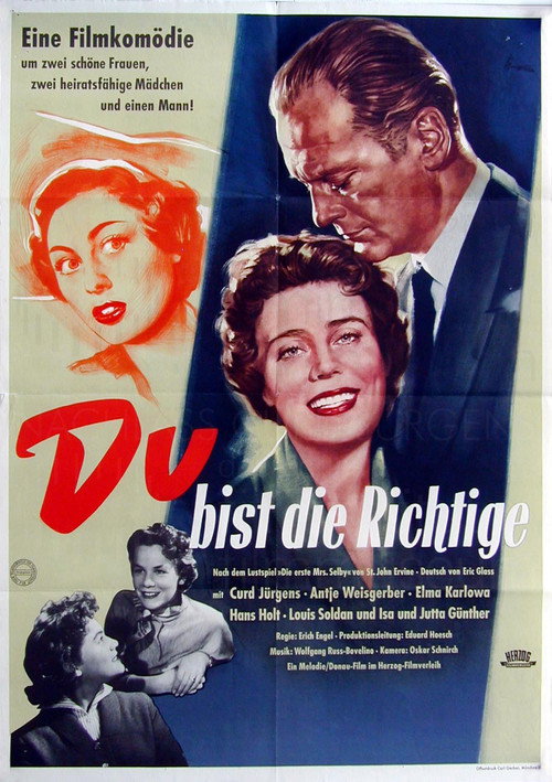 Movie poster for Du bist die Richtige (1955)