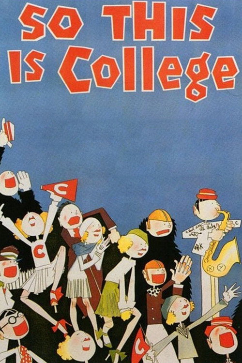 Movie poster for So This Is College (1929)