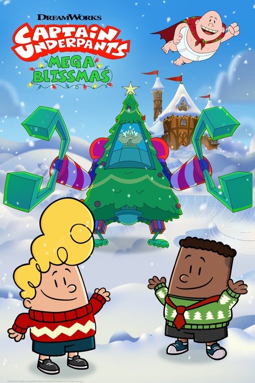 Movie poster for Captain Underpants Mega Blissmas (2020)