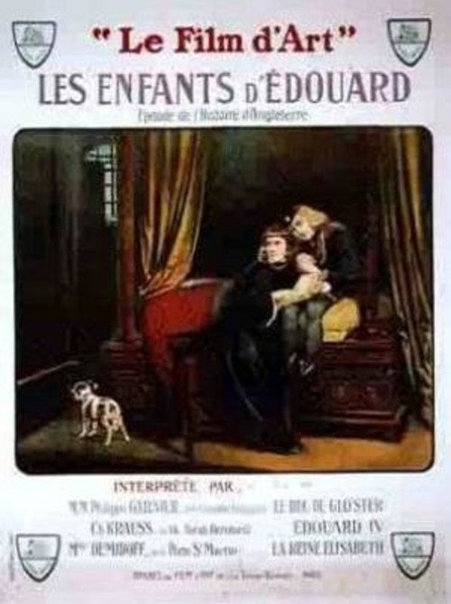 Movie poster for The Children of Edward IV (1909)