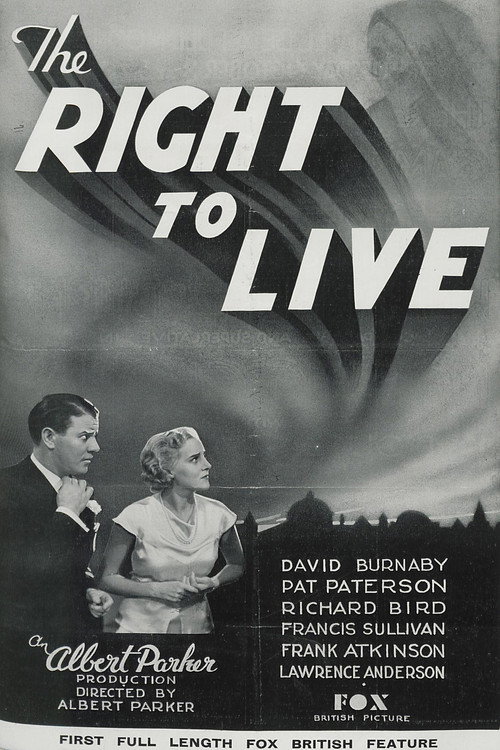 Movie poster for The Right to Live (1933)