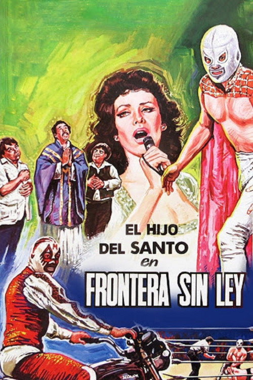 Movie poster for El hijo de Santo en frontera sin ley (1983)