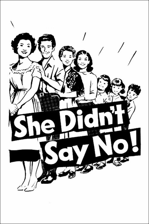 Movie poster for She Didn't Say No! (1958)