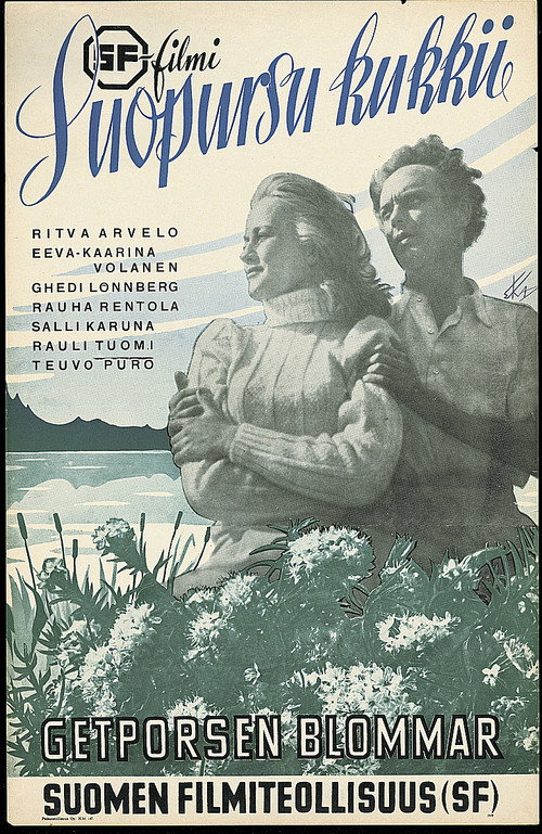 Movie poster for Suopursu kukkii (1947)