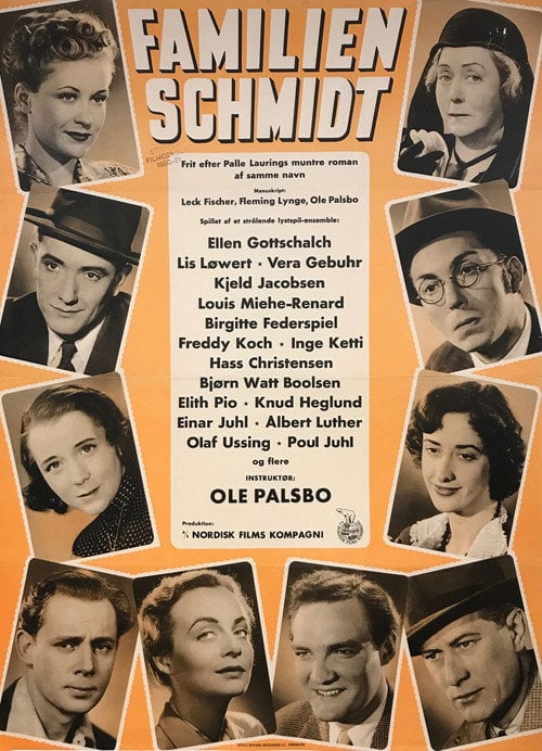 Movie poster for Familien Schmidt (1951)