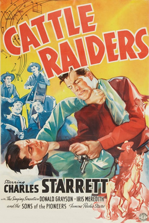 Movie poster for Cattle Raiders (1938)
