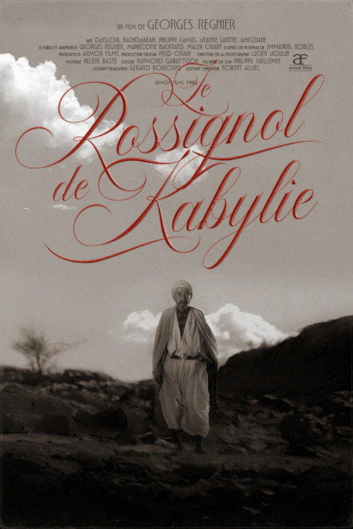 Movie poster for The Nightingale of Kabylia (1962)