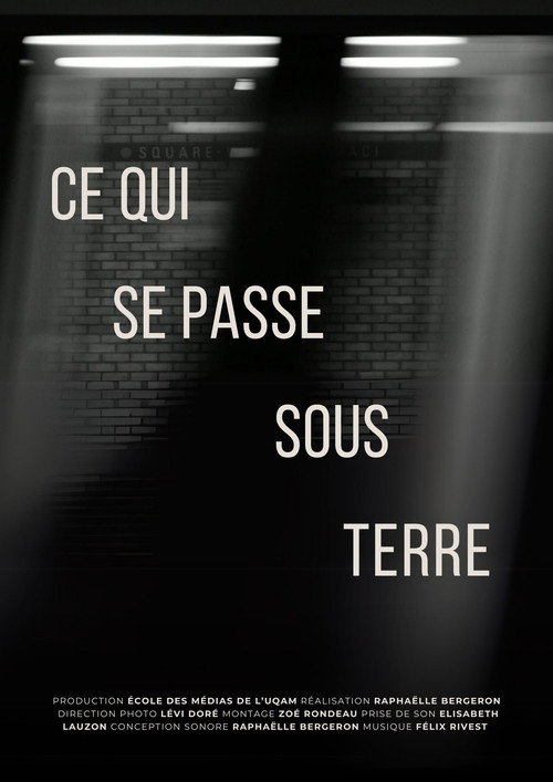 Movie poster for Ce qui se passe sous terre