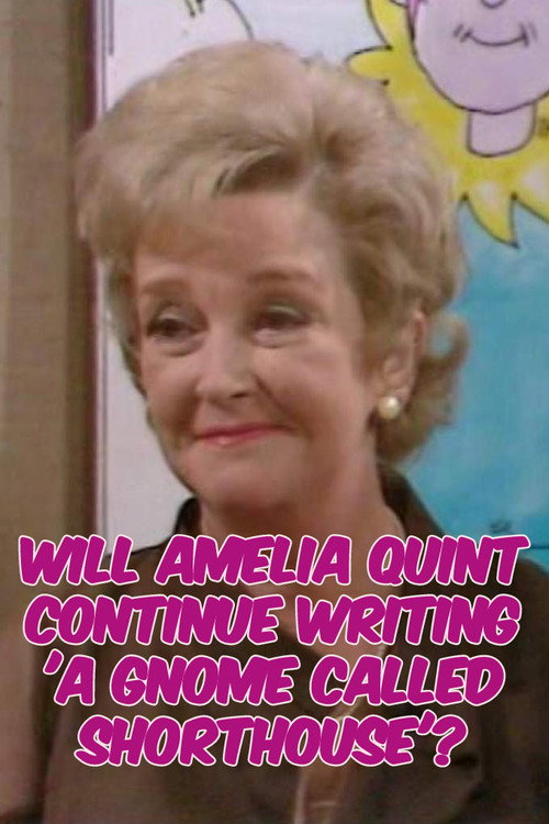 Movie poster for Will Amelia Quint Continue Writing 'A Gnome Called Shorthouse'? (1971)
