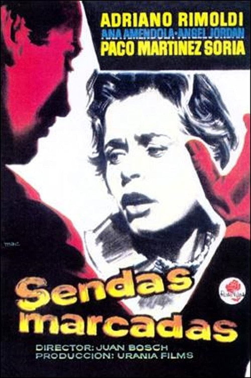 Movie poster for Sendas marcadas (1957)