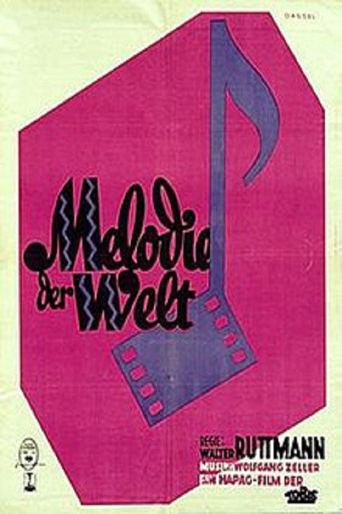 Movie poster for Melody of the World (1929)