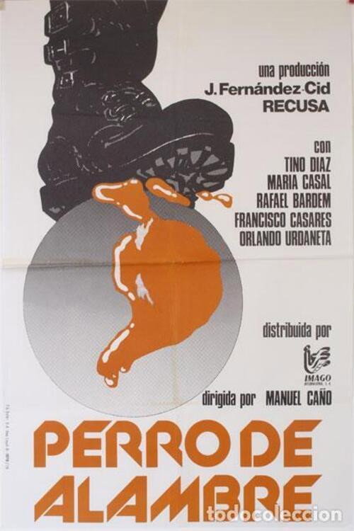 Movie poster for Perro de alambre (1980)